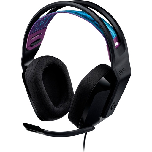 [097855165459] DIADEMA LOGITECH G335 GAMER NEGRO CONEXION 3.5MM PC/XBOX/PLAYSTATION/NINTENDO SWITCH 981-000977 12M DE GARANTIA