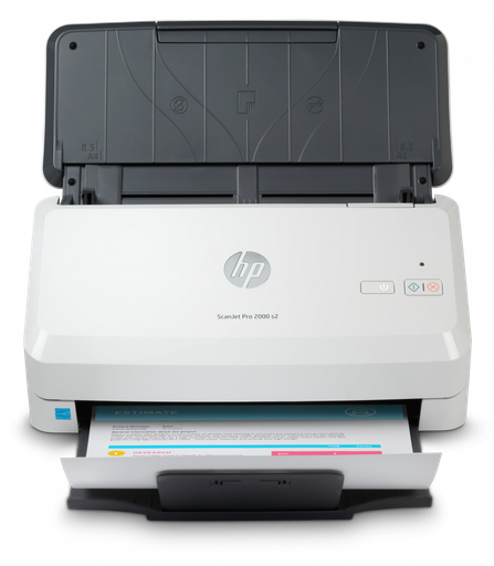 ESCANER HP SCANJET PRO 2000 S2 A COLOR 25PPM ADF 600x600DPI USB 2.0 BLANCO/NEGRO DUPLEX COM/WIN/MAC 6FW06A GARANTIA CON FABRICANTE