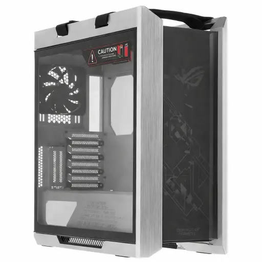 [192876611302] GABINETE ASUS ROG STRIX HELIOS GX601 WHITE RGB EATX CRISTAL 90DC0023-B39000 SIN GARANTIA