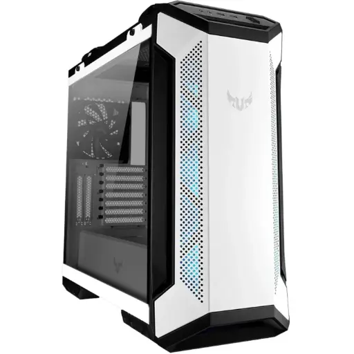 [192876607770] GABINETE ASUS TUF GAMING GT501 WHITE RGB EATX CRISTAL TEMPLADO 90DC0013-B40000 SIN GARANTIA